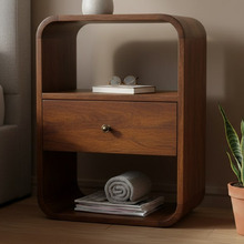 Jesse Mango Wood Bedside Table