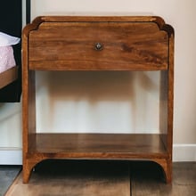 Ayden Mango Wood Bedside Table