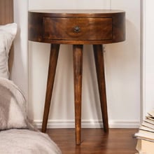 Hailee Mango Wood Bedside Table