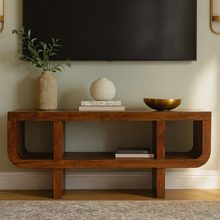 120cm Amelia Mango Wood TV Unit