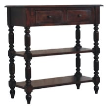 Demi 2 Drawer Recycled Mango Wood Console Table