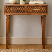 Ambrose 2 Drawer Mango Wood Console Table