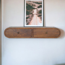 Alexis Mango Wood Wall-Mounted Console Table