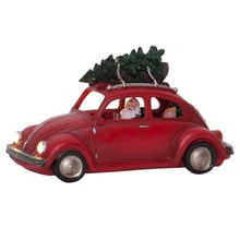 Red Beetle Christmas Decoration with LED
