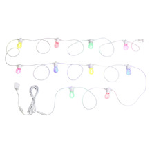 10 Multi-Coloured Nikola Festoon Lights