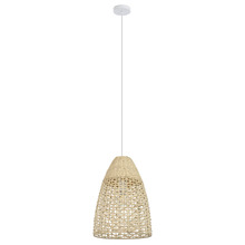 Sambucona Bell Rattan Pendant Light
