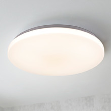 Diego Steel 38cm LED Oyster Light with Microwave Sensor