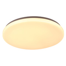 Diego Steel 48cm LED Oyster Light
