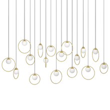 Oblong Portocolom 17 Light LED Pendant