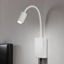 Tazzoli Steel LED Wall Light with USB