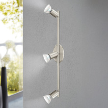 Buzz Steel Adjustable 3 Light Wall Spotlight