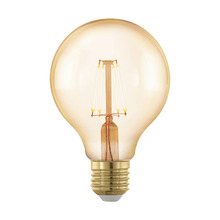 Almira E27 Round 4.5W Amber Step Dimmable LED Filament Bulb