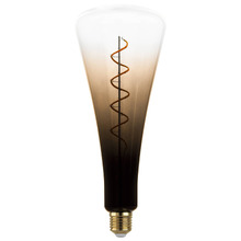 Morrie E27 Tubular Warm White 4W Brown 11cm LED Filament Bulb