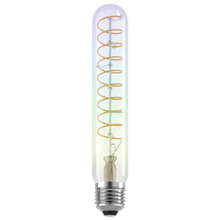 Elvo E27 Tubular Warm White 4W Rainbow LED Filament Bulb