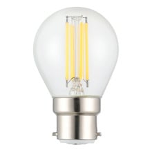 Plasma B22 Round 4W Dimmable LED Filament Bulb