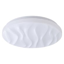Wavey LED Oyster Light