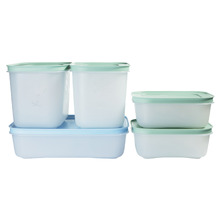 5 Piece Freezable Food Storage Container Set