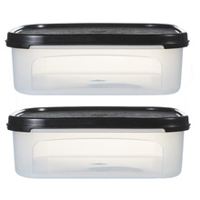 Modular Square Food Storage Containers (Set of 2)
