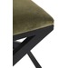 Lexington Home Cross Legged Logan Velvet Stool & Reviews | Temple & Webster