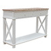 White / Weathered Oak Top