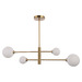 Satin Brass / White