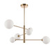 Satin Brass / White