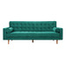 Southern Stylers Plast 3 Seater Velvet Sofa Bed & Reviews | Temple ...