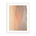 White Framed Paper Print