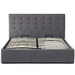 Rawson & Co Grey Wiltshire Upholstered Gas Lift Bed Frame & Reviews ...