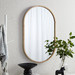 Temple & Webster Tate Oval Wooden Framed Wall Mirror & Reviews