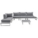 Temple & Webster 5 Seater Kat Outdoor Modular Sofa Set