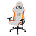 White & Orange