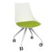 White & Avocado Green