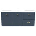 Navy Blue Satin