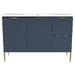 Navy Blue Satin