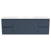 Navy Blue Satin
