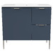 Navy Blue Satin