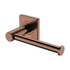 Sansa Brushed Copper Toilet Roll Holder