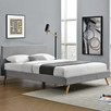 Grey Tegan Upholstered scandi Bed Frame