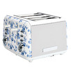 China Rose 4 Slice Stainless Steel Toaster