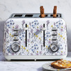 Wild Meadow 4 Slice Stainless Steel Toaster