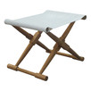 Belize Wooden Outdoor Foldable Footstool