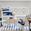 White Santa Cruz 3 Seater Acacia Wood Outdoor Bench