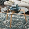 Stad Glass Top Coffee Table