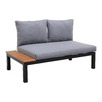 2 Seater Maui Aluminium Outdoor Sofa
