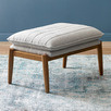 Grey Aldric Upholstered Ottoman
