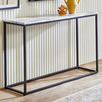 Boras Faux Marble Console Table