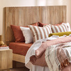 Natural Anika Mango Wood Bedhead