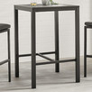 Charcoal Kos Square Aluminium Outdoor Bar Table