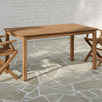 Lanai Eucalyptus Wood Outdoor Dining Table